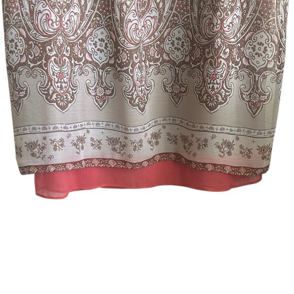 Cato Women Maxi Skirt 2X Paisley Artsy Boho Cottagecore Fairygrunge Whimsical - Picture 4 of 9